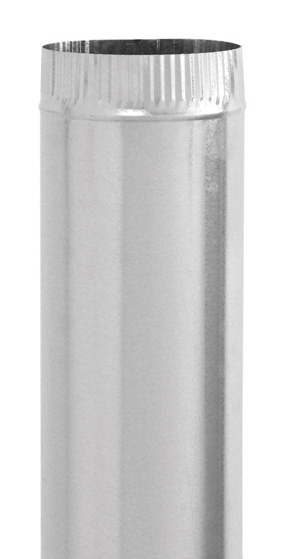 Imperial 4 in. D X 60 in. L Galvanized Steel Furnace Pipe