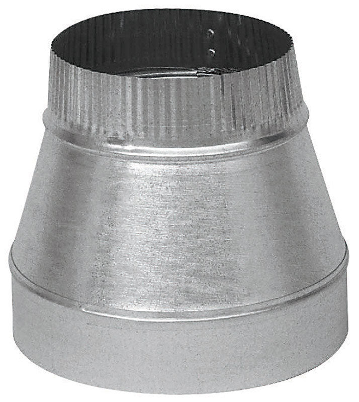 Imperial 9 in. D X 8 in. D Galvanized Steel Furnace Pipe Reducer