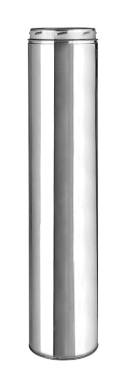 Selkirk Sure-Temp 6 in. D X 24 in. L Stainless Steel Chimney Pipe