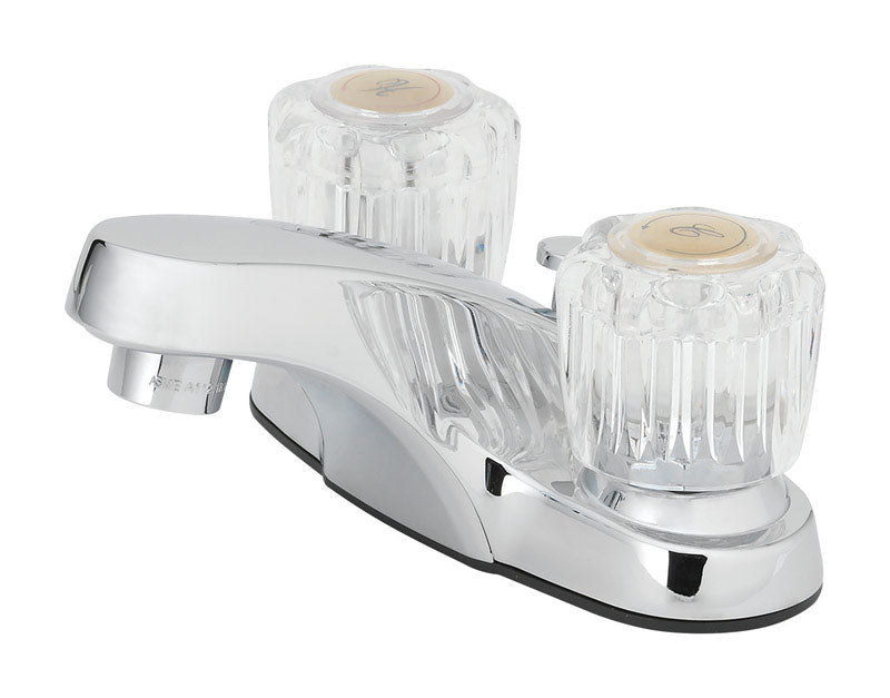 OakBrook Essentials Chrome Pop-up Bathroom Sink Faucet 4 in.