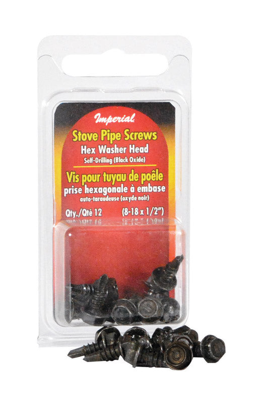 Imperial Steel Stove Pipe Screw