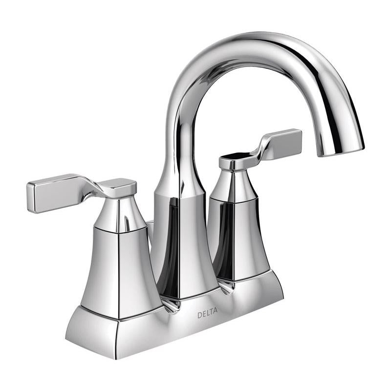 Delta Chrome Pop-up Bathroom Sink Faucet 4 in.