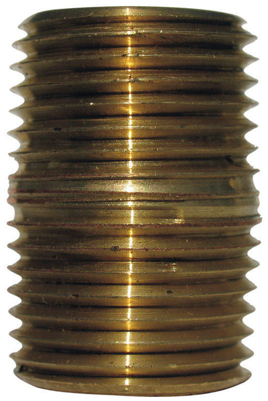 JMF Company 3/8 in. MPT Brass Close Nipple