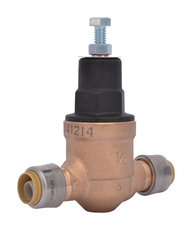 Cash Acme Push to Connect Bronze Pressure Regulator Valve