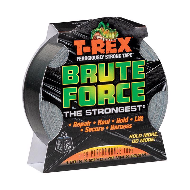 T-Rex Brute Force 1.88 in. W X 25 yd L Black Duct Tape