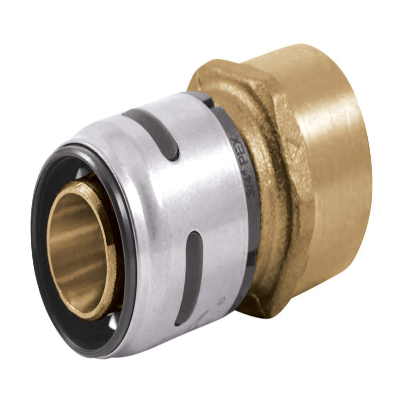 SharkBite EvoPEX 3/4 in. FPT X 3/4 in. D Push Brass/Plastic Female Connector