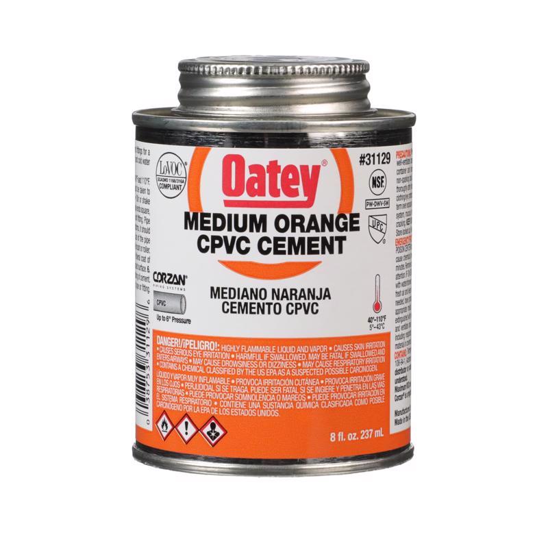 Oatey Orange Cement For CPVC 8 oz