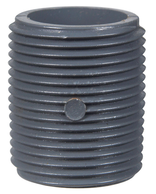 B&K Schedule 80 1-1/2 in. MPT each PVC Close Nipple 1 pk