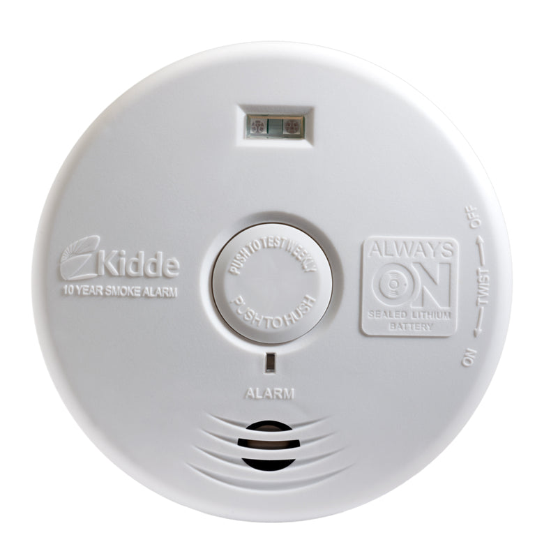 Kidde Worry-Free Battery-Powered Photoelectric Smoke Detector