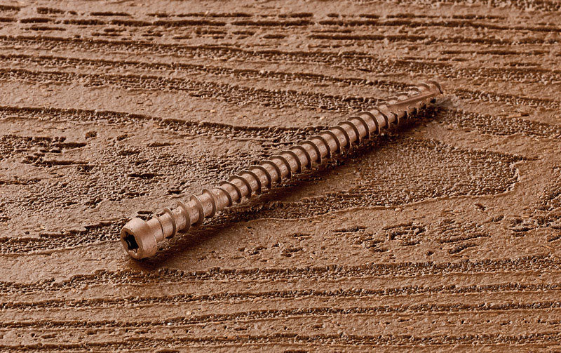 Starborn Cap-Tor No. 10 X 2-3/4 in. L Brown Star Undercut Head Composite Deck Screws 350 pk