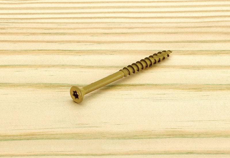 Starborn Deckfast No. 8 X 2 in. L Tan Star Flat Head Deck Screws 500 pk
