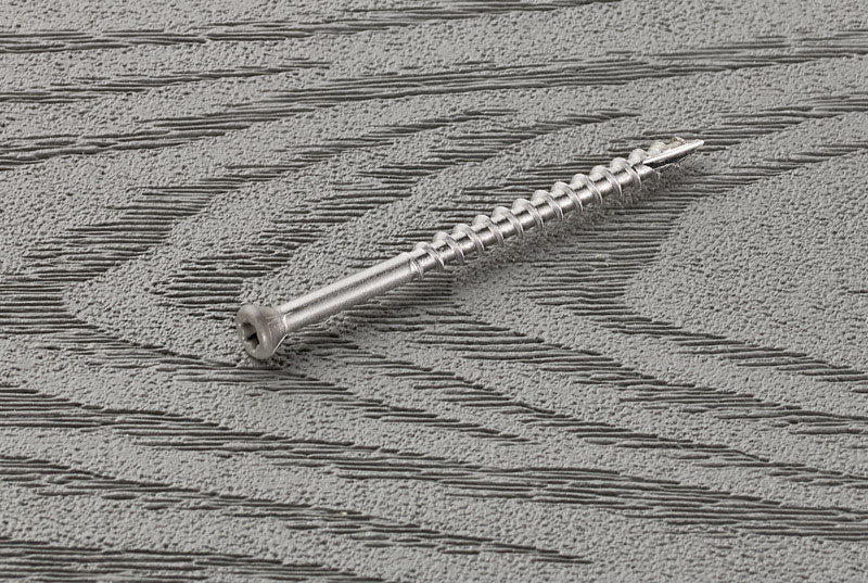 Starborn Headcote No. 8 X 2-1/2 in. L Gray Star Trim Head Deck Screws 350 pk