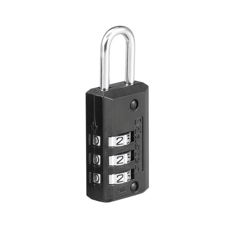 Master Lock 2.18 in. H X 13/16 in. W Steel 3-Dial Combination Padlock