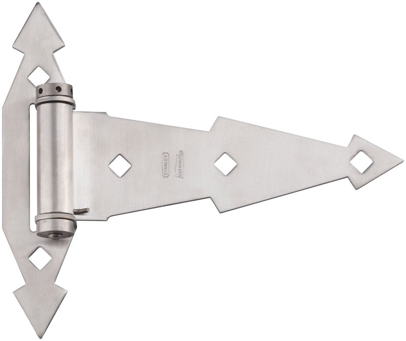 National Hardware 7 in. L Stainless Steel Stainless Steel Ornamental T Hinge 1 pk