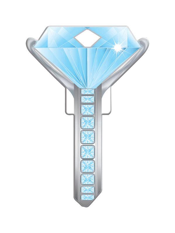 Lucky Line Key Shapes Diamond Ring House Key Blank Double For Schlage SC1