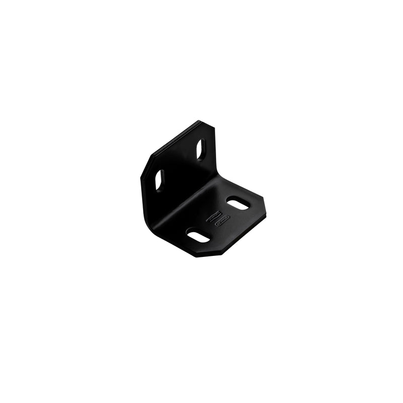National Hardware 2.4 in. H X 3 in. W X 0.188 in. D Black Carbon Steel Inside/Outside Square Corner