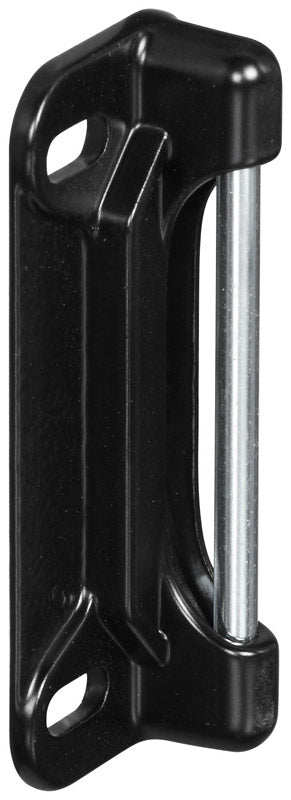 National Hardware Black Steel Deadbolt Strike