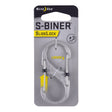 Nite Ize S-Biner Slidelock 1.8 in. D Stainless Steel Silver Carabiner Key Chain