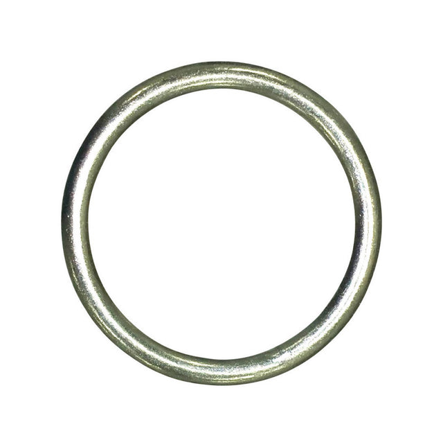 Baron Jumbo Nickel Plated Silver Steel 1 in. L Ring 1 pk