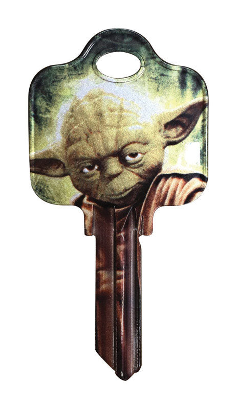 Hillman Star Wars Yoda House/Padlock Universal Key Blank Single
