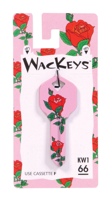 Hillman Wackey Roses House/Office Universal Key Blank Single