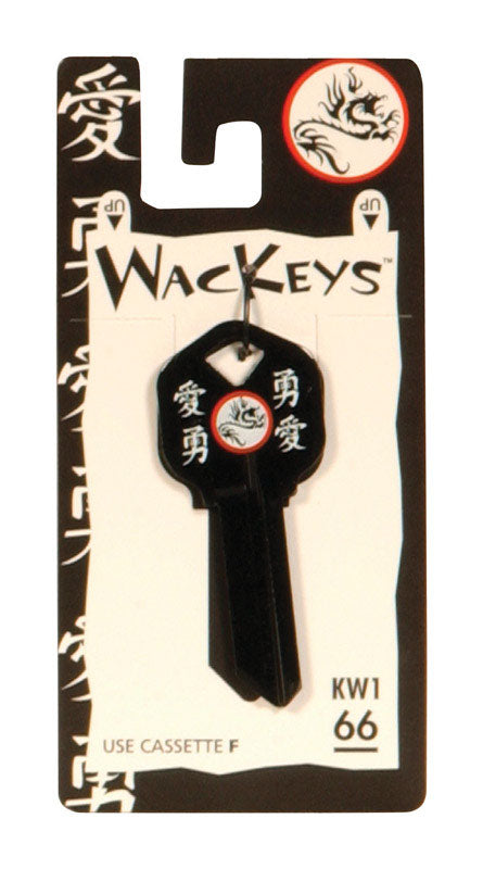 Hillman Wackey Black Dragon House/Office Universal Key Blank Single
