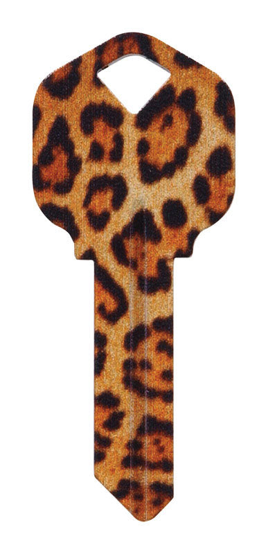 Hillman Wackey Leopard House/Office Universal Key Blank Single