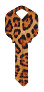 Hillman Wackey Leopard House/Office Universal Key Blank Single