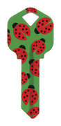 Hillman Wackey Lady Bugs House/Office Universal Key Blank Single