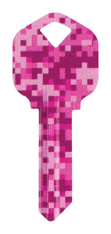 Hillman Wackey Digital Camo House/Office Universal Key Blank Kwikset 66/KW1 Single