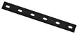 National Hardware 14 in. H X 1/8 in. W X 1.5 in. L Black Carbon Steel Mending Plate