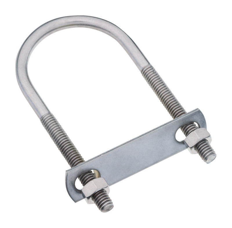 National Hardware 5/16 in. X 2 in. W X 4-1/2 in. L Coarse Stainless Steel U-Bolt