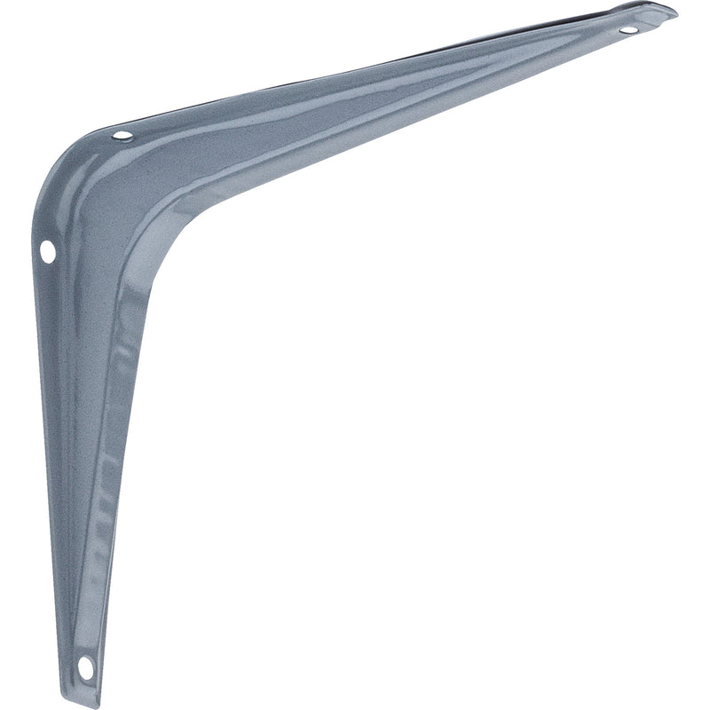 National Hardware 6 in. H X 5 in. W X 13/16 in. D Gray Steel Shelf Bracket