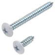 National Hardware White Steel Screws