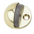 National Hardware Zinc Brass Door Stop Mounts to floor 1-3/4 in.