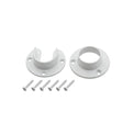 National Hardware 1.31 in. D Steel Closet Flange Set