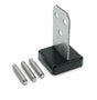 Simpson Strong-Tie ZMax 5.72 in. H X 3.5 in. W 10 Ga. Steel Post Base
