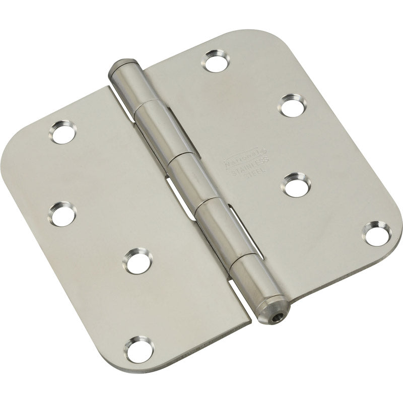 National Hardware 4 in. L Stainless Steel Door Hinge 1 pk