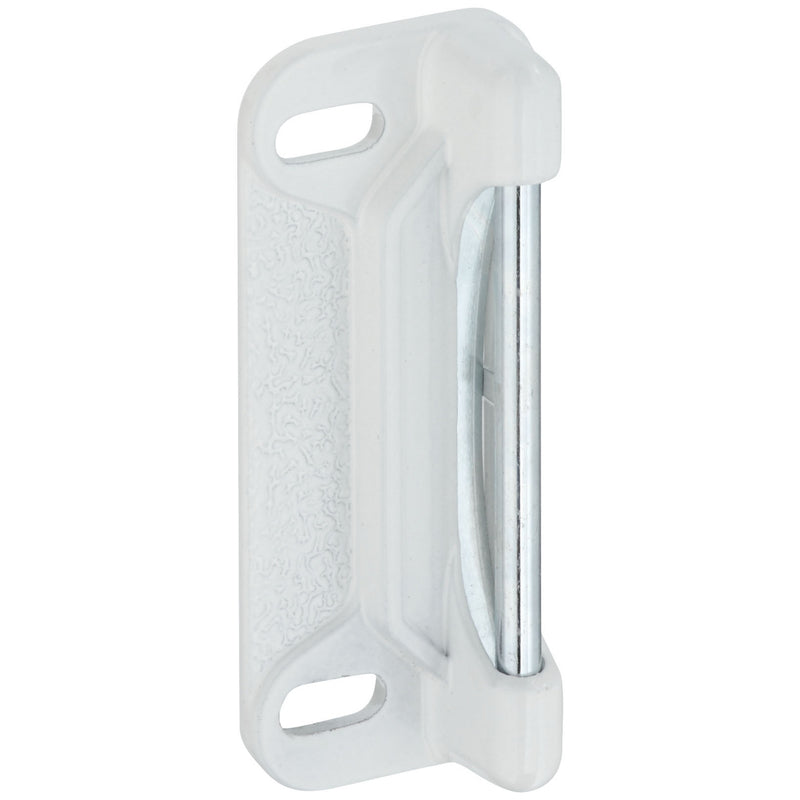National Hardware White Steel Door Strike 1 pk