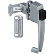 National Hardware Satin Silver Zinc Push Button Latch 1 pk