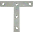 National Hardware 4 in. H X 3/4 in. W X 4 in. L Zinc-Plated Steel T Plates