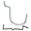 National Hardware Zinc Plated Steel 1-1/2 in. Single Hook 6 pk