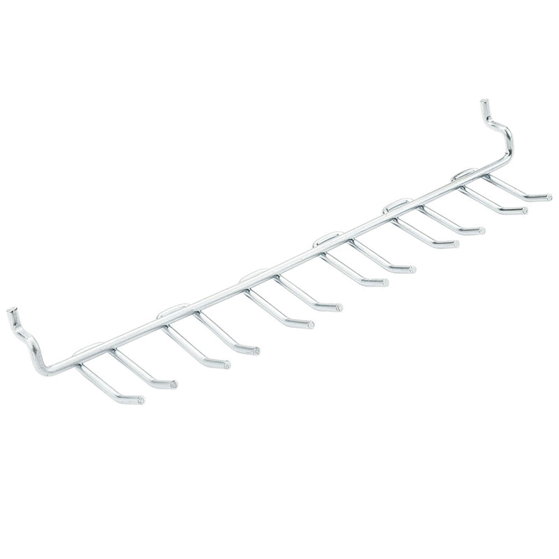 National Hardware Zinc Plated Silver Steel Tool Holder Peg Hooks 1 pk