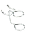 National Hardware Zinc Plated Silver Steel Tool Holder Peg Hooks 2 pc