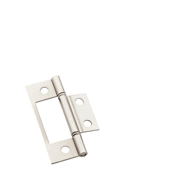 National Hardware 3 in. L Satin Nickel Door Hinge 2 pk