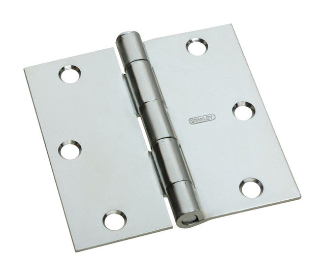 National Hardware 3-1/2 in. L Zinc-Plated Door Hinge 1 pk