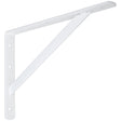 National Hardware 8.25 in. H X 12 in. W X 1.19 in. D White Steel Shelf Bracket