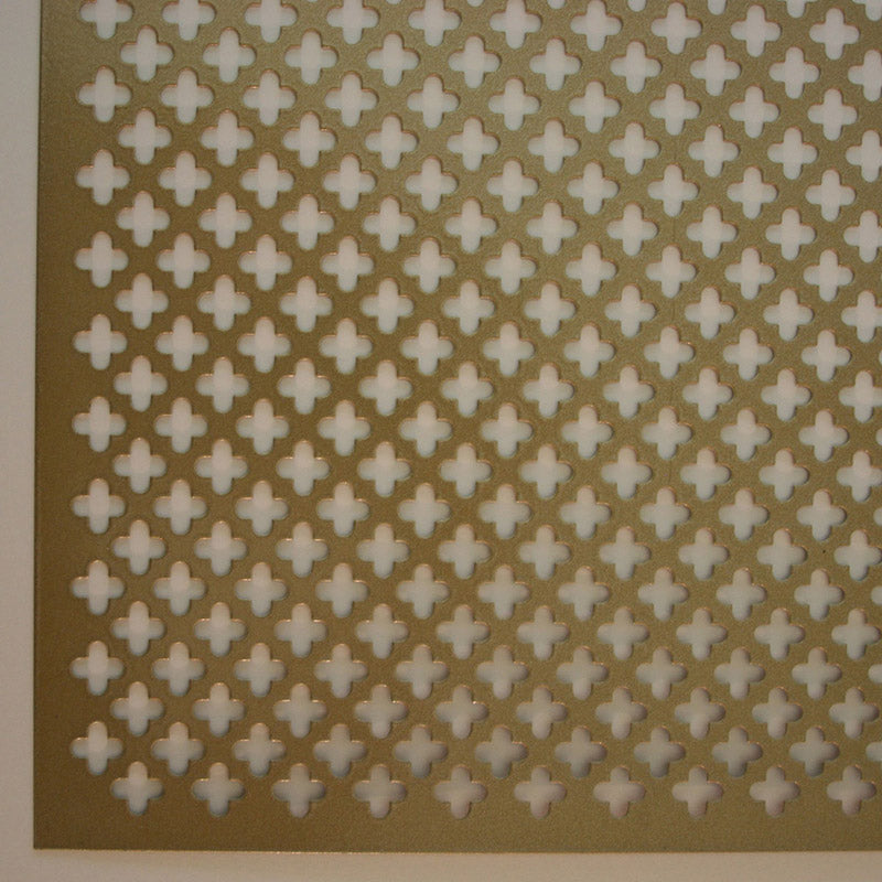 M-D 0.02 in. X 12 in. W X 24 in. L Albras Aluminum Cloverleaf Sheet Metal