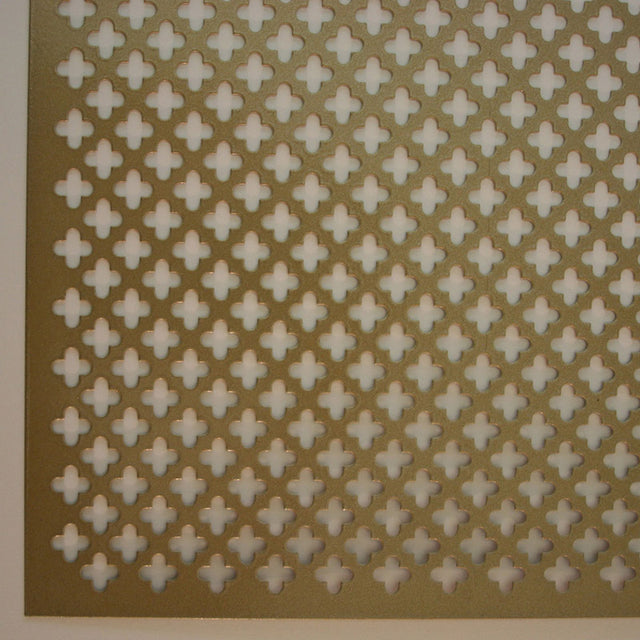 M-D 0.02 in. X 12 in. W X 24 in. L Albras Aluminum Cloverleaf Sheet Metal