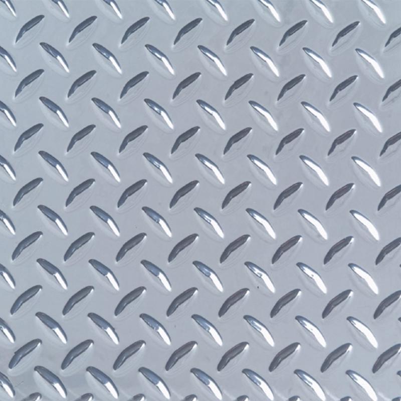 M-D 0.02 in. X 12 in. W X 24 in. L Bright Aluminum Diamond Tread Sheet Metal